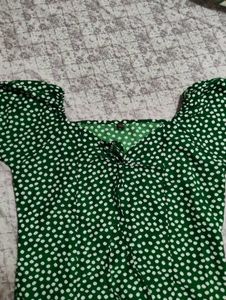 Green Polka Dot Dress