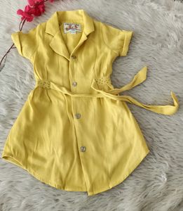 Peppermint Kids Yellow Dress