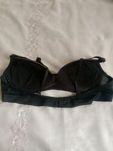 Nude N Black  Net Bra