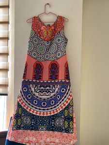Colorful Sleeveless Dress