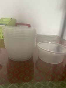 Plastic Food Container 10pcs Rs.90