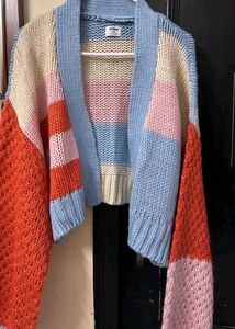 Crochet Knit Cardigan
