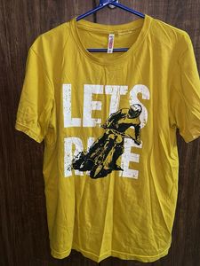 Yellow Graphic Print Tee