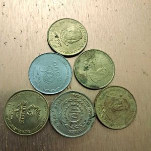 6 Rr.5 Commemmorative Coins