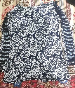 Floral Print Long Sleeve Top