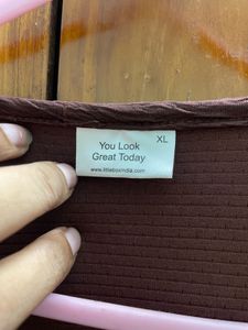 Elegant Brown Maxi Dress