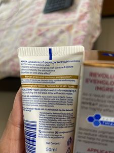 Nivea New Luminous evenglow facewash and day cream