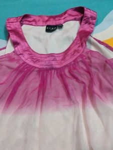 Pink Ombre Sleeveless Dress