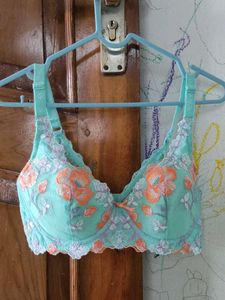 Imported Blue Lace Bra