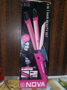Nova 2 In 1 Pink Hair Styler