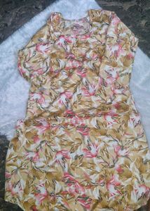 Floral Print Kurta Set