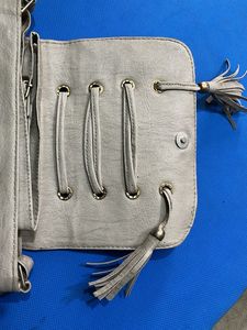 Laced Tassel Flap Bag