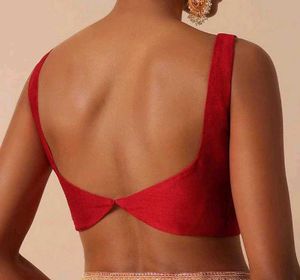 1 Hook Back Padded Deep Neck Blouse
