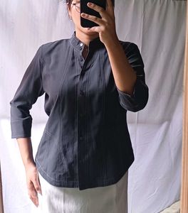 Half Neck Collar Top