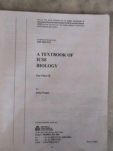 A Textbook Of Biology Class 9