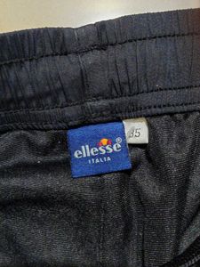 Ellese Black Korean Style Parachute Pants