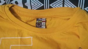 Full Sleeve T-shirt - Yellow