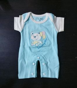 Baby Girl Or Boy Sky Blue Jumpsuit