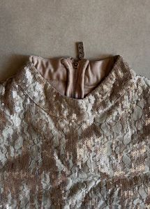 Golden Sequence Party Dress