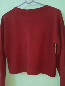 Zudio cropped sweatshirt Size-S(fits S-M)