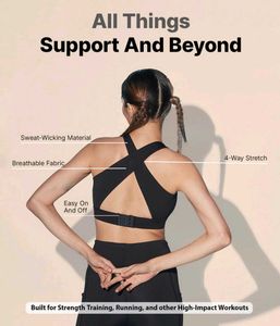 GYM Workout High Impact &amp; Full Coverage Bra