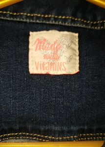 Denim Trendy Jacket For Girls BRANDED