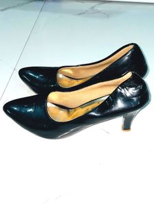 Black Patent Leather Heels