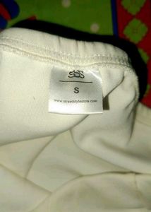 White strapless mini dress