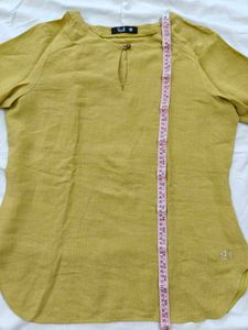 Mustard Linen Tunic