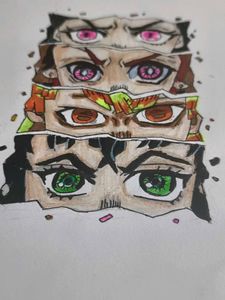 Anime Eyes Artwork