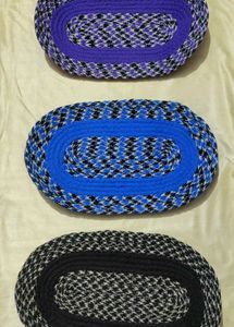 Three combo woolen footmat,made by woole rops👣?