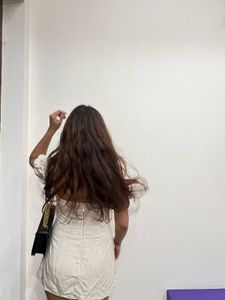 Chic Cream Mini Dress from Abercrombie &amp; Fitch