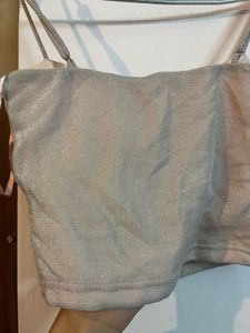 Sparkly Crop Top with Tags