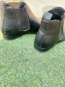 Black Leather Boots