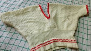 1pcs Woolen Blowse Used.