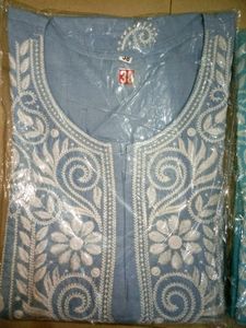 Chikenkari Kurti From Lucknow Sale