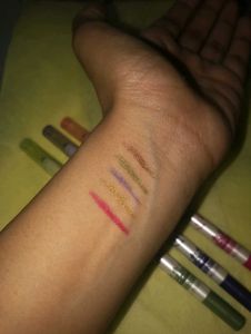Set Of 3 Metallic Eyeliners