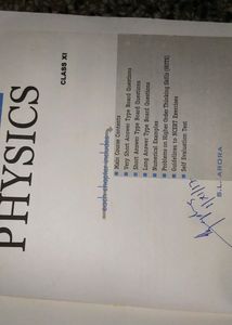 Physics S.L. ARORA CLASS 11th