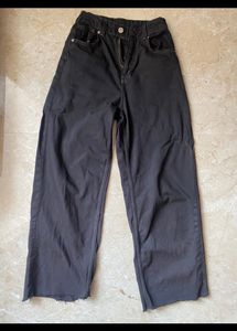 Vintage 1990s Y2K LA Black denim Jeans high Waist