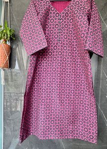 Printed Chanderi Cotton Suit Set