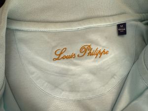 Louis Philippe Men’s Blue Polo T-Shirt