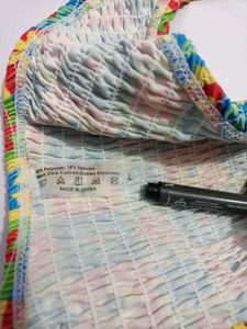 Tropical Print Bikini Set Size Large