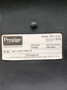 prestige Induction(Voltage 230 AC V, Power 1900 W)