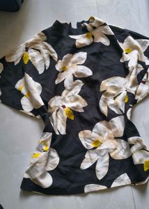 Floral Print Top korean style