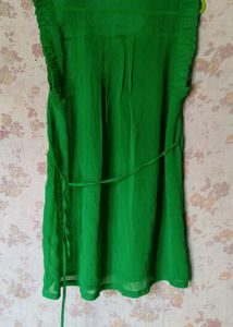 Green Sleeveless Top