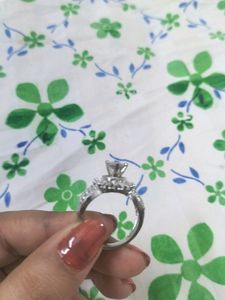 Shimmering Silver Ring Fix Price