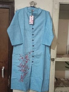 cotton kurta pant tag M h but S vale le