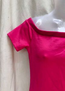 Hot Pink Bodycon Mini Dress