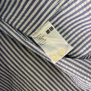 Uniqlo Striped Seersucker Shirt