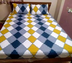 Elastic Bedsheet With Pillow Cover